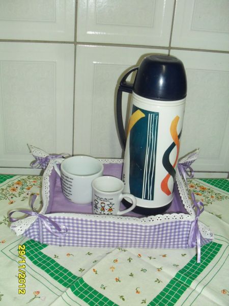 CESTINHA DE TECIDO